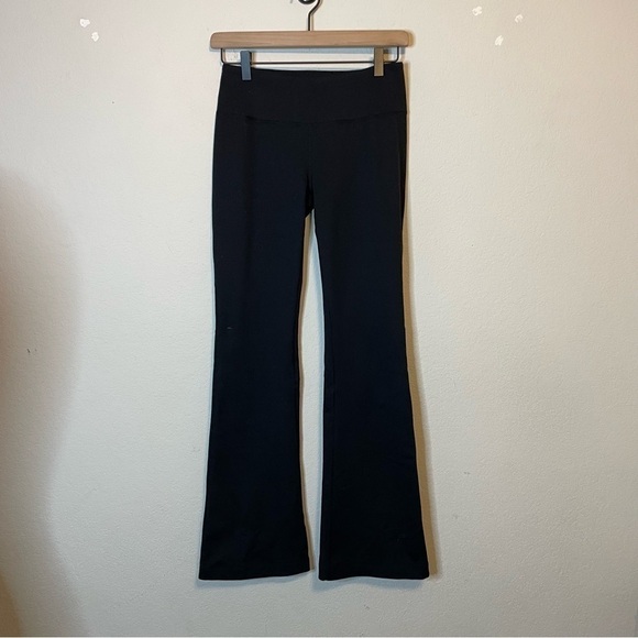 Zella Wide Leg Black Leggings Yoga Pants Size Small - Picture 2 of 5